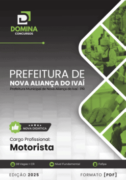 Apostila Motorista Nova Aliança do Ivaí PR 2025