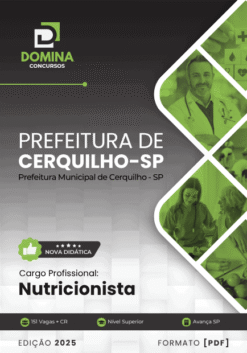 Apostila Nutricionista Cerquilho SP 2025