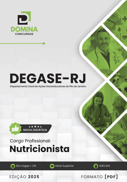 Apostila Nutricionista DEGASE RJ 2025 1 Apostila Nutricionista DEGASE RJ 2025