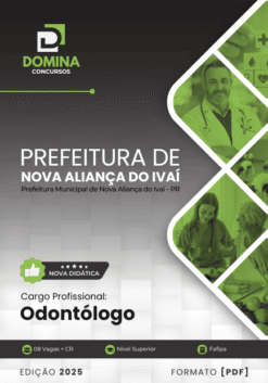 Apostila Odontólogo Nova Aliança do Ivaí PR 2025