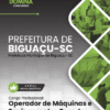 Apostila Operador de Máquina Biguaçu SC 2025