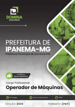 Apostila Operador de Máquinas Ipanema MG 2025