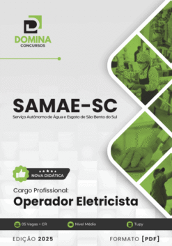 Apostila Operador Eletricista SAMAE São Bento do Sul SC 2025