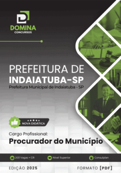 Apostila Procurador do Município Indaiatuba SP 2025
