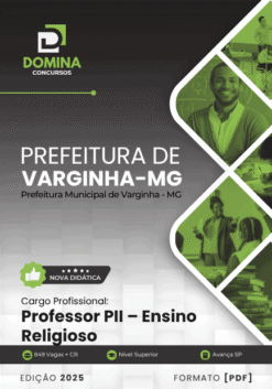 Apostila Professor de Ensino Religioso Varginha MG 2025