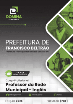 Apostila Professor de Inglês Francisco Beltrão PR 2025