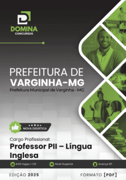 Apostila Professor de Inglês Varginha MG 2025
