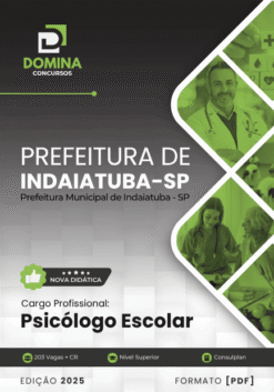 Apostila Psicólogo Escolar Indaiatuba SP 2025