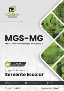 Apostila Servente Escolar MGS MG 2025