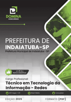 Apostila Técnico em TI Redes Indaiatuba SP 2025