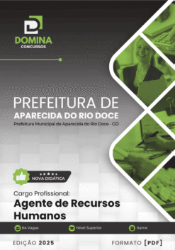 Apostila Agente de Recursos Humanos Aparecida do Rio Doce GO 2025