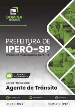 Apostila Agente de Trânsito Iperó SP 2025