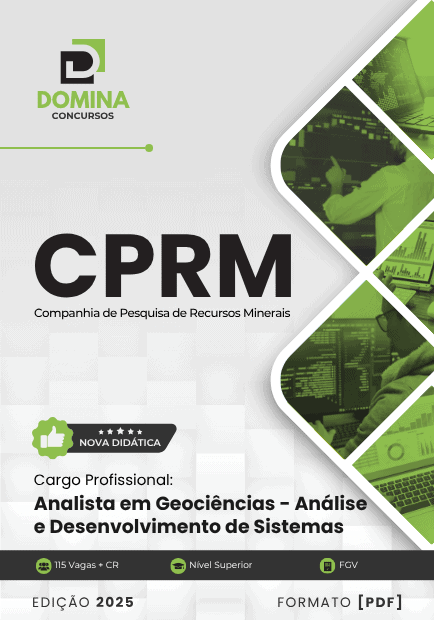 Apostila Analista em Geociências Análise e Desenvolvimento de Sistemas CPRM 2025 1 Apostila Analista em Geociências Análise e Desenvolvimento de Sistemas CPRM 2025