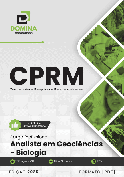 Apostila Analista em Geociências Biologia CPRM 2025 1 Apostila Analista em Geociências Biologia CPRM 2025
