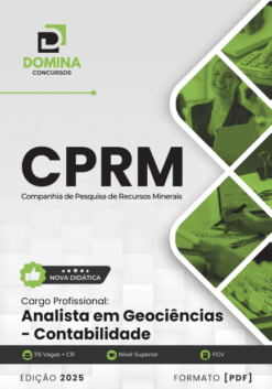 Apostila Analista em Geociências Contabilidade CPRM 2025