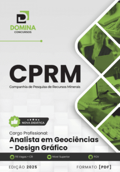 Apostila Analista em Geociências Design Gráfico CPRM 2025