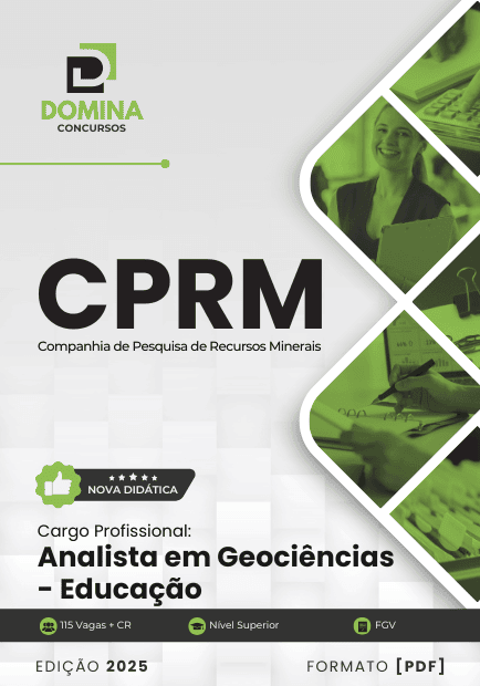 Apostila Analista em Geociências Educação CPRM 2025 1 Apostila Analista em Geociências Educação CPRM 2025