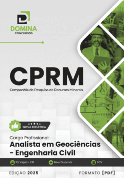 Apostila Analista em Geociências Engenharia Civil CPRM 2025