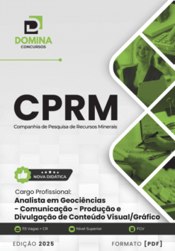 Apostila Analista em Geociências Produção e Divulgação Visual Gráfico CPRM 2025