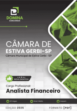 Apostila Analista Financeiro Câmara Estiva Gerbi SP 2025