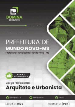 Apostila Arquiteto e Urbanista Mundo Novo MS 2025
