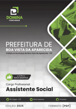 Apostila Assistente Social Boa Vista da Aparecida PR 2025