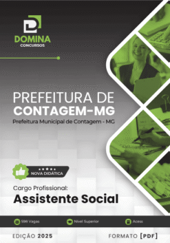 Apostila Assistente Social Contagem MG 2025