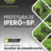 Apostila Auxiliar de Atendimento Escolar Iperó SP 2025