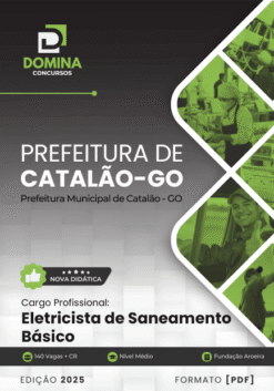 Apostila Eletricista de Saneamento Básico Catalão GO 2025
