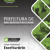 Apostila Escriturário São João do Pau D'Alho SP 2025