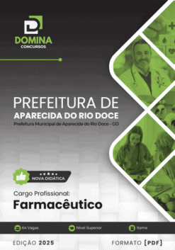 Apostila Farmacêutico Aparecida do Rio Doce GO 2025
