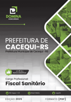Apostila Fiscal Sanitário Cacequi RS 2025