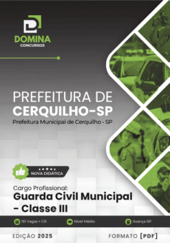 Apostila Guarda Civil Cerquilho SP 2025