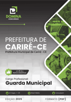 Apostila Guarda Municipal Cariré CE 2025