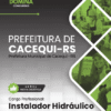 Apostila Instalador Hidráulico Cacequi RS 2025