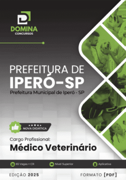 Apostila Médico Veterinário Iperó SP 2025