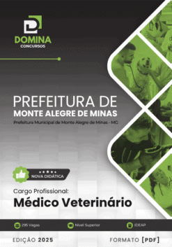Apostila Médico Veterinário Monte Alegre de Minas MG 2025