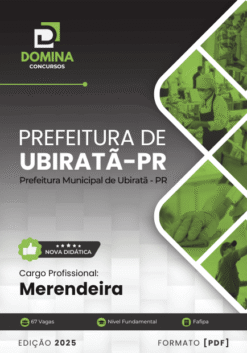 Apostila Merendeira Ubiratã PR 2025