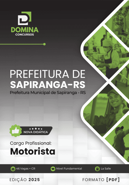 Apostila Motorista Sapiranga RS 2025 1 Apostila Motorista Sapiranga RS 2025