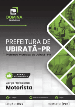 Apostila Motorista Ubiratã PR 2025