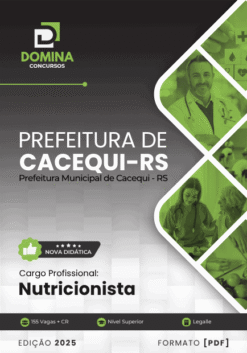 Apostila Nutricionista Cacequi RS 2025