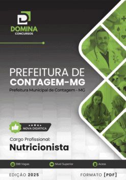 Apostila Nutricionista Contagem MG 2025