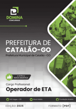 Apostila Operador de ETA Catalão GO 2025