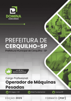 Apostila Operador de Máquinas Pesadas Cerquilho SP 2025