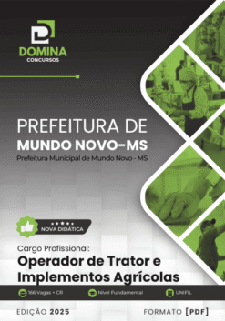 Apostila Operador de Trator Mundo Novo MS 2025