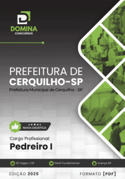 Apostila Pedreiro Cerquilho SP 2025