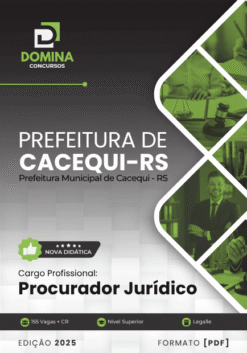 Apostila Procurador Jurídico Cacequi RS 2025
