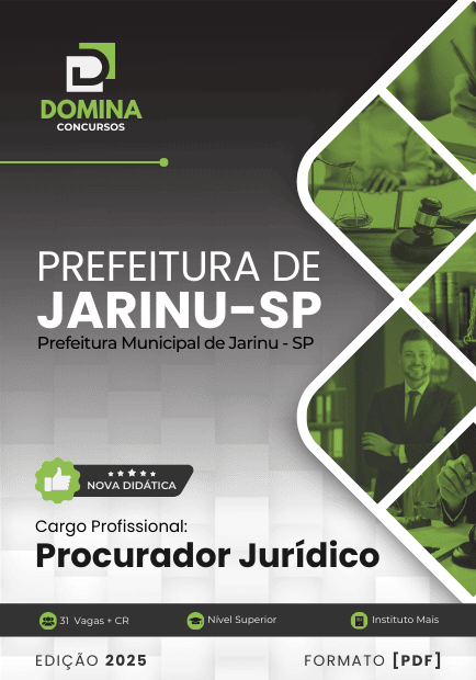 Apostila Procurador Jurídico Jarinu SP 2025 1 Apostila Procurador Jurídico Jarinu SP 2025