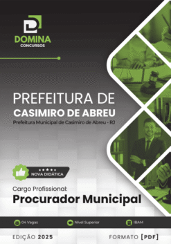 Apostila Procurador Municipal Casimiro de Abreu RJ 2025