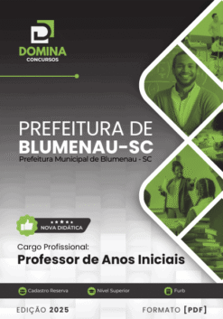 Apostila Professor de Anos Iniciais Blumenau SC 2025
